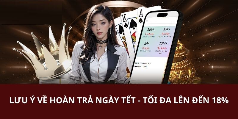 Lưu ý gửi đến các bạn khi tham gia sự kiện hoàn trả 18% 