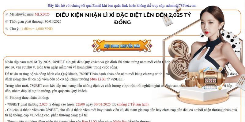 Điều kiện nhận khuyến mãi lì xì đặc biệt lên đến 2,025 tỷ đồng